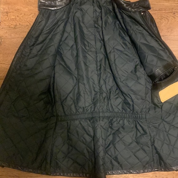 Hondaline Black Leather Sports Wear Jacket 80s MOTORCYCLE Style GENUINE Leather​ - Picture 5 of 8